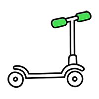 electronic-service-scooter-icon