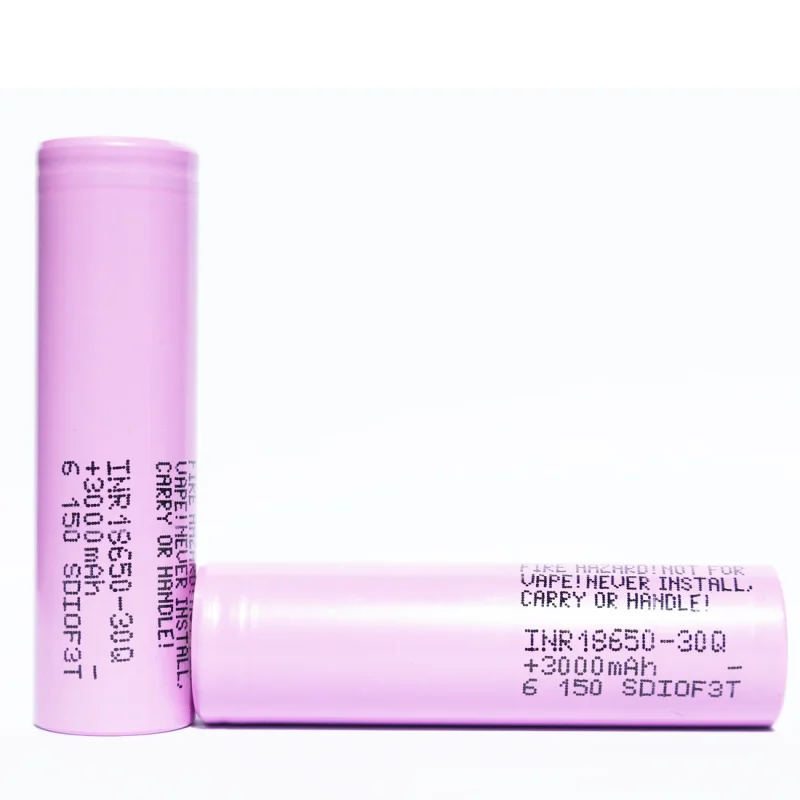 باتری لیتیوم 18650 برند سامسونگ ظرفیت 3000 میلی آمپر 30Q